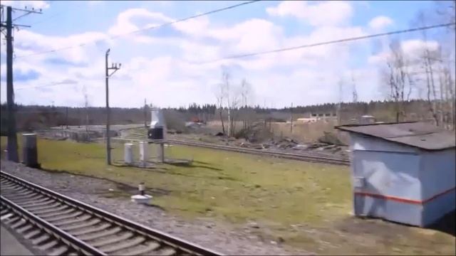 Отправление со станции Окуловка на Сапсане