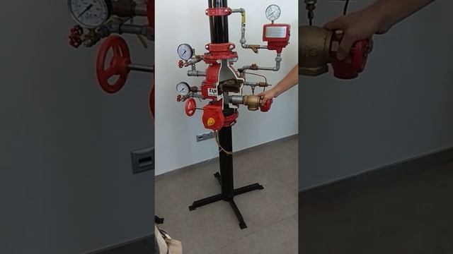 Работа узлов спринклерного тушения смотреть онлайн