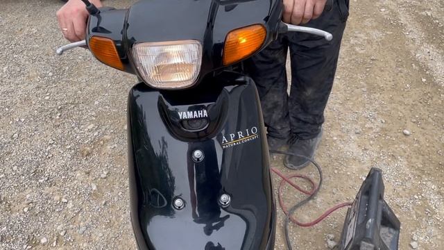 Видео запуска Yamaha JOG Aprio смотреть онлайн