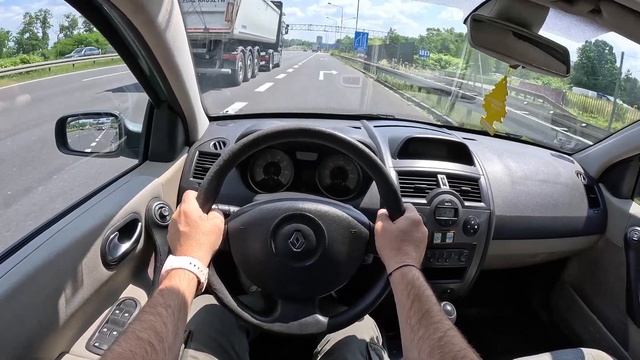 2006 Renault Megane II [1.6 i 16V 115HP] |0-100| POV Test Drive #1741 Joe Black смотреть онлайн