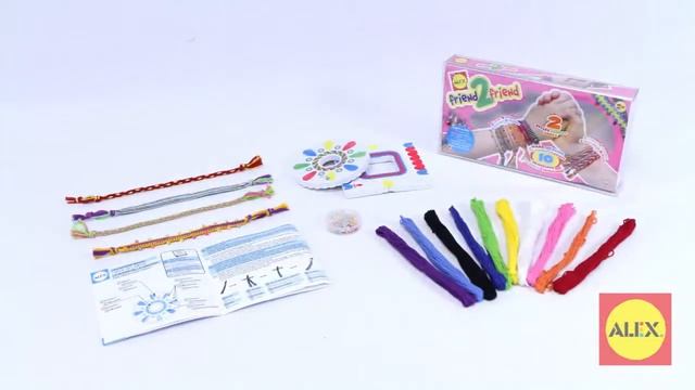 Набор для плетения браслетов "Подарок для друга", арт. 137WX, Alex, Игроландия смотреть онлайн