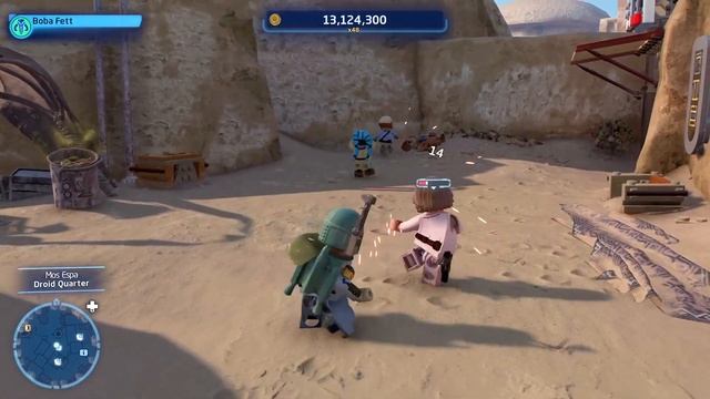 Boba Fett Gameplay - LEGO Star Wars: The Skywalker Saga смотреть онлайн