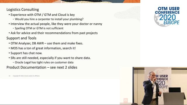 2020 OTM User Conference Europe: Oracle Logistics Cloud Product Development Update by Jim Mooney смотреть онлайн