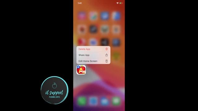 How to delete app from iPhone/iPad смотреть онлайн
