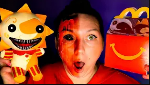 (СТРАШНО) НЕ ЗА ЧТО НЕ ЗАКАЗЫВАЙ СОЛНЦЕ И ЛУНА.ЕХЕ HAPPY MEAL В _3 часа ночи_ _FNAF Security Breach_