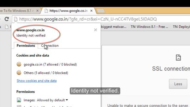 SSL connection error Google chrome - ERR_SSL_PROTOCOL_ERROR смотреть онлайн