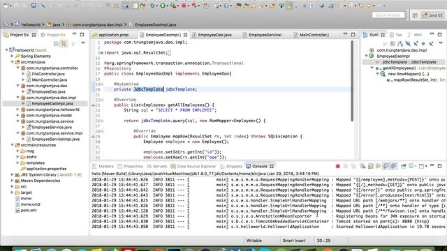 Spring Boot 16 - Spring Boot JDBC | JMaster.io Trung Tâm Java смотреть онлайн