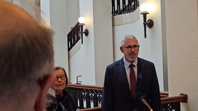 Tail end of Joan Growe interview after oral arguments in Growe v. Simon смотреть онлайн