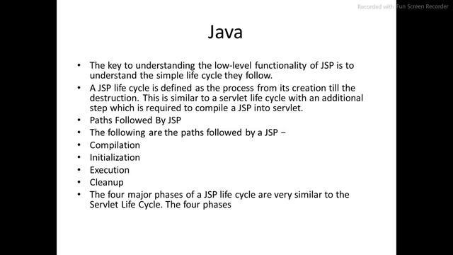 Java Server Pages смотреть онлайн
