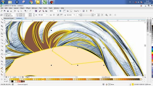Coreldraw SPEED ART "Redraw" смотреть онлайн