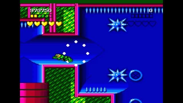 Sega Mega Drive 2 (Smd) 16-bit Battletoads Stage 9