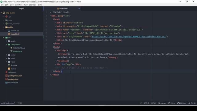 Vuejs Single Page Website - Installing The Bulma CSS Framework | 6 смотреть онлайн