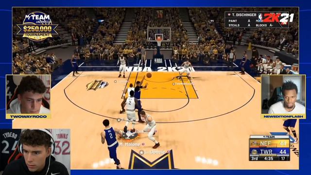 REACTING TO GAME 1 OF THE $250K TOURNAMENT FINALS VS SPLASH! NBA 2K21 MyTEAM смотреть онлайн