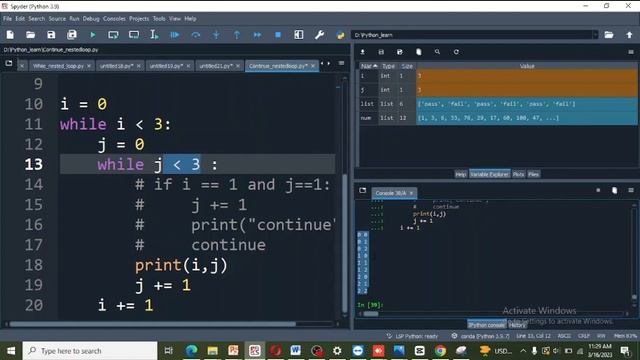 How to apply continue statement in Nested Loops?| Python Tutorial in Urdu | Hindi смотреть онлайн