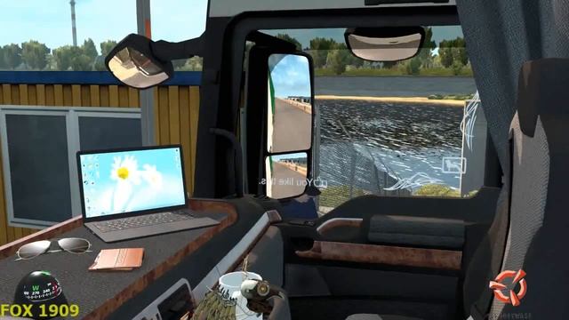 (ETS2 V 1.27 ProMods 2.17 RusMap 1.7.3) TEST I Opinia Mapy RusMap