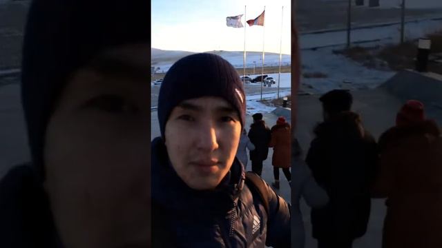 Возле конной статуи Чингисхана. Улан-Батор/Near the equestrian statue of Genghis Khan. Ulaanbaatar смотреть онлайн