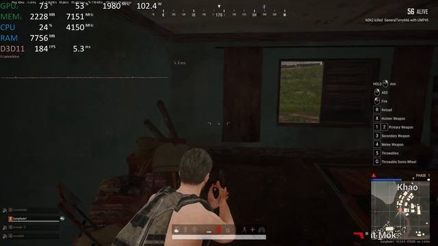 PUBG on RTX 3070 Mobile (Ryzen 7 5800H) on ASUS ROG Strix G15 2021 Test смотреть онлайн
