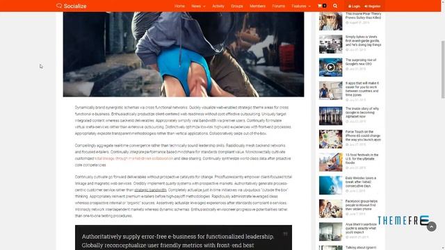 Socialize: Multi-Purpose BuddyPress Theme смотреть онлайн