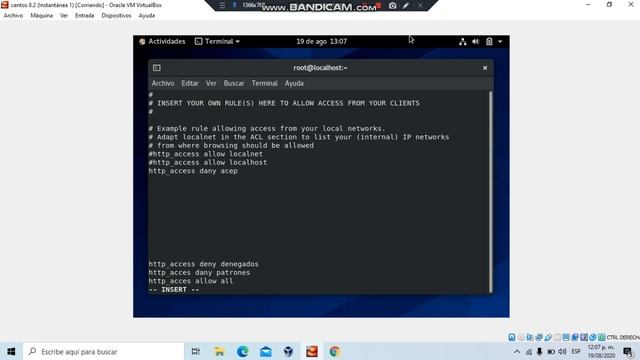 Instalación y configuración del servidor proxy en centOS8 смотреть онлайн