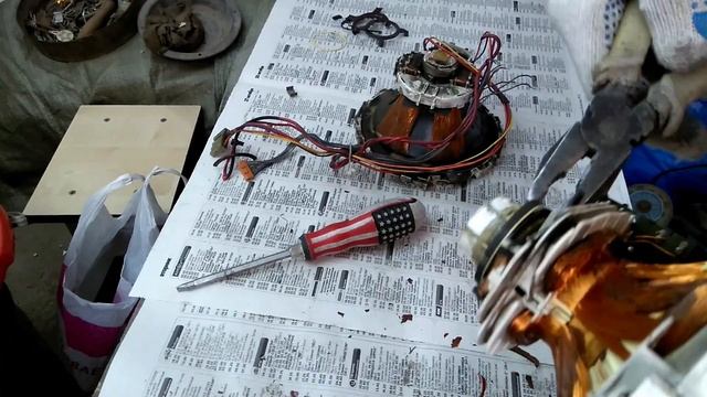 Разбор техники. Добываю медь, платы, алюминий и железо смотреть онлайн