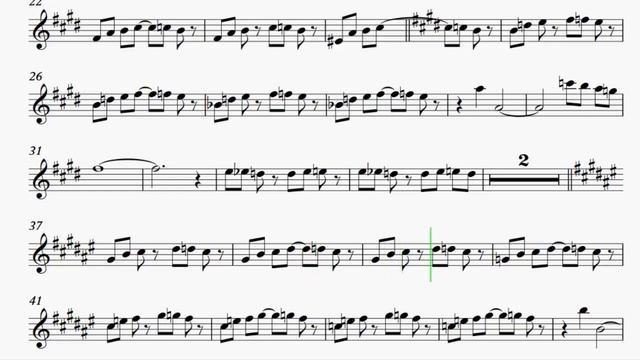 Samba De Verão( So Nice) - Summer Samba-Sax Alto Eb Playalong