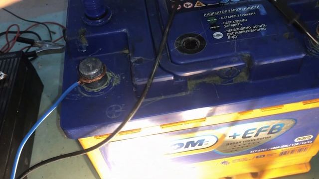 Аккумулятор Аком EFB+ , проверяем остаточную ёмкость . Интересный результат ! Аком EFB.