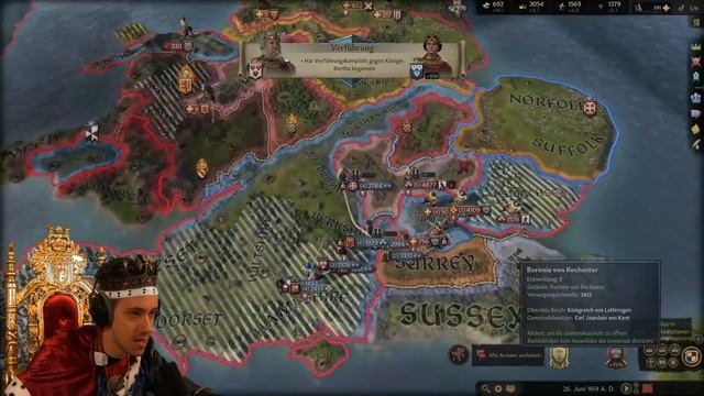 Krasser Kreuzzug nach England gegen die WIKINGER | Crusader Kings 3 смотреть онлайн