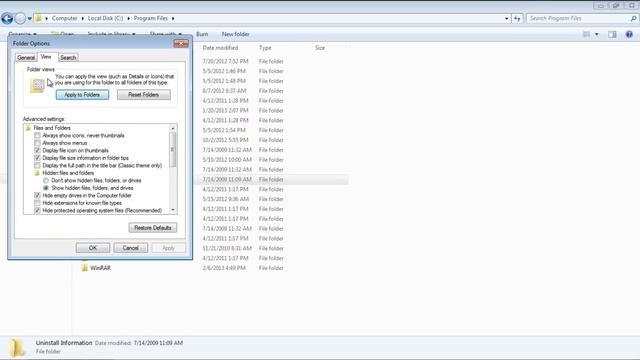 How to Show Hidden Files in Windows 7 смотреть онлайн