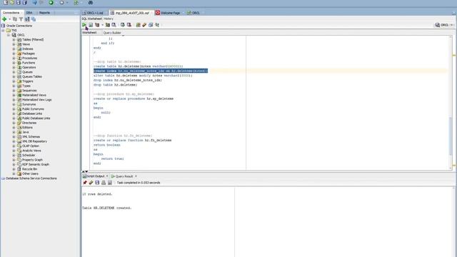 Oracle DDL Trigger to log all database object changes смотреть онлайн