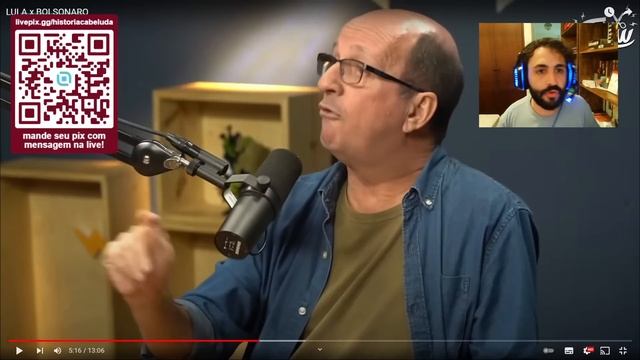 UCHOA E HOC FALAM SOBRE LULA E BOLSONARO | Cortes Cabeludos #react #live #lula смотреть онлайн