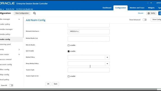 VoIP BOOTCAMP - Part 16 - Oracle ESBC - Realm, Phy, Network and SIP Interfaces Config смотреть онлайн
