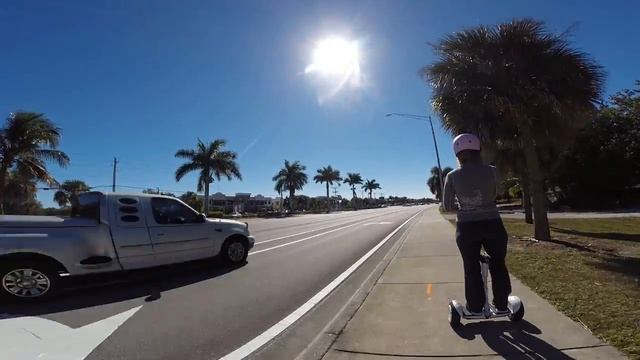 Gotway Msuper Electric Unicycle plus Segway MiniPro fun смотреть онлайн
