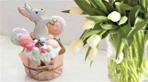 Кулич на Пасху! Красивый, мягкий и очень вкусный!!