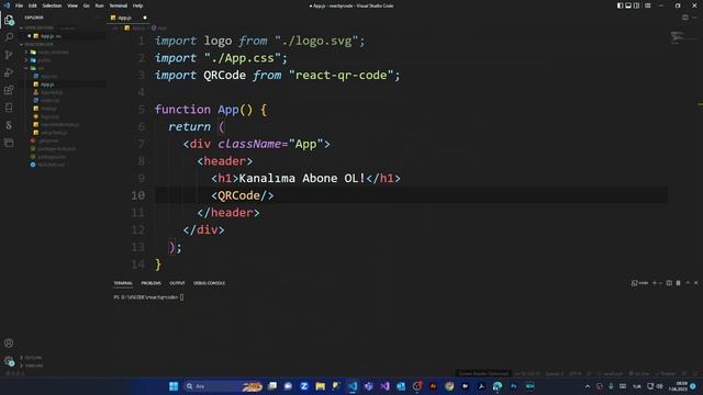 React ile QR Code Oluşturma смотреть онлайн