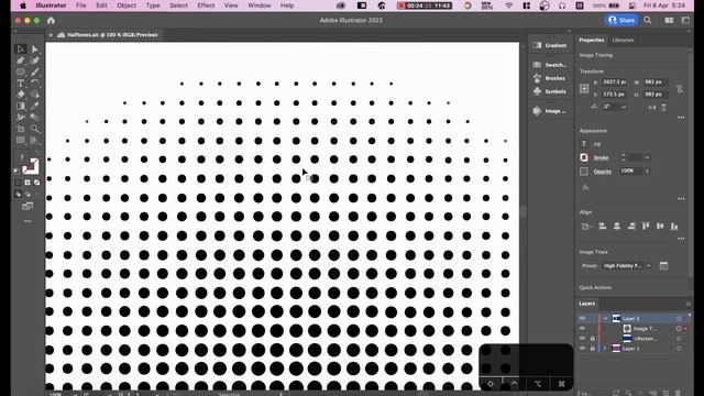 ?5 Steps Only || How To Make Halftone Dots Shape With Adobe Illustrator||Adobe Illustrator Tutorial смотреть онлайн