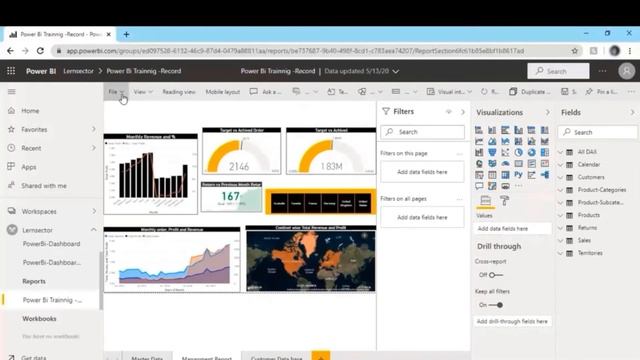 How to Edit reports in Power BI service смотреть онлайн