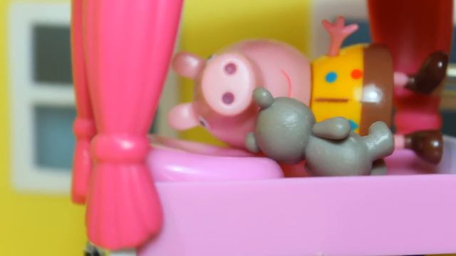 Свинка Пеппа и ИГРУШЕЧНОЕ ПРИВИДЕНИЕ. КАК МАМА научила детей спать днем Мультик для детей смотреть онлайн