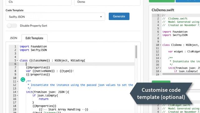 Convert JSON to Swift, C#, PHP, Java any language смотреть онлайн