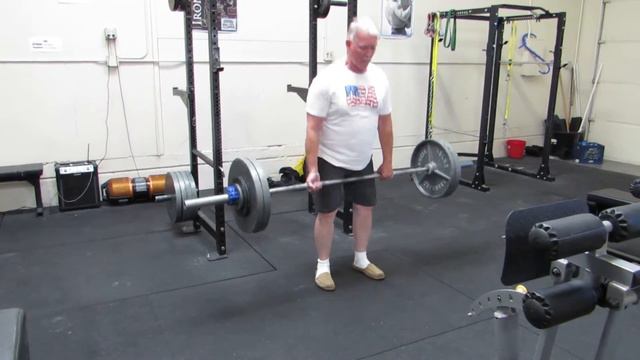Tom Jones 68th Birthday Deadlift Workout 250 Pounds 14 Reps at Untamed Strength смотреть онлайн