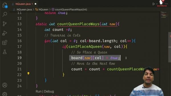 BackTracking Classical Problem - N Queen Problem Solution Part-2