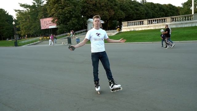 Повышаем скилл катания на роликах! | Школа роликов RollerLine Роллерлайн в Москве смотреть онлайн