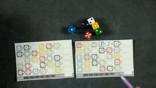 Twenty One Roll'n'write Настольная игра Обзор смотреть онлайн