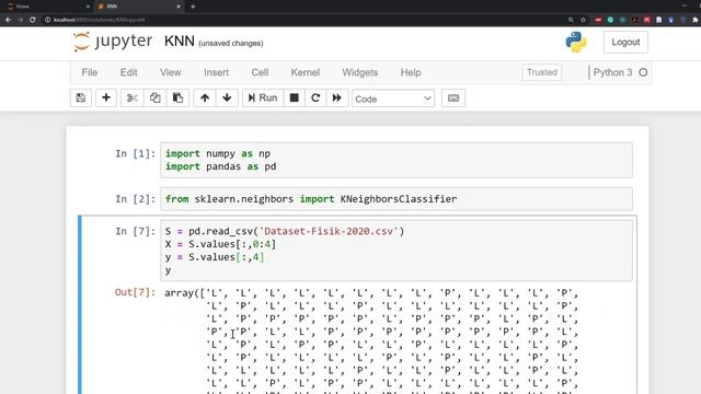 KNN Pemodelan Dasar di Python смотреть онлайн