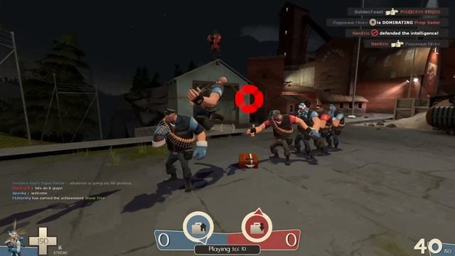 TF2: Heavy taunt kill chain. смотреть онлайн