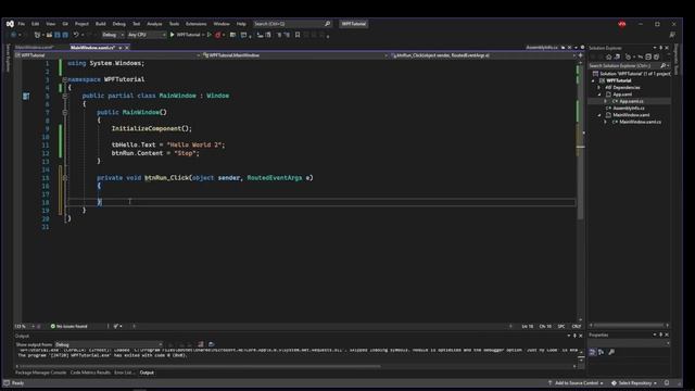C# WPF Tutorial #4 - Code Behind смотреть онлайн