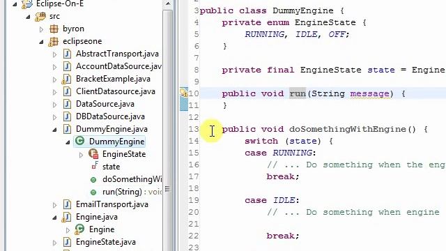 Using Show In to delete a class in Eclipse смотреть онлайн