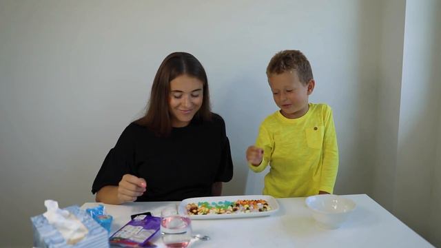 CHALLENGE Самые невкусные конфеты в мире! Jelly Belly! Bean Boozled! Dunyanin en kötü şekeri! смотреть онлайн