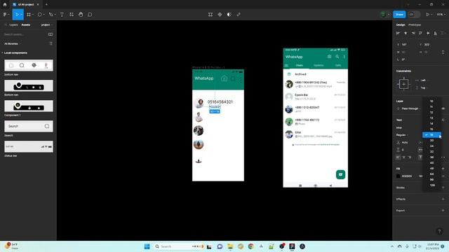 Recreating the WhatsApp UI in Figma | UI Design смотреть онлайн