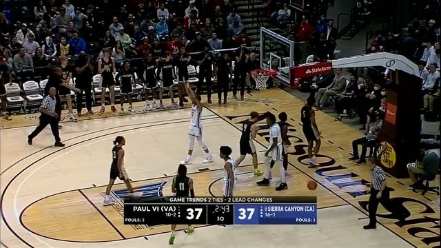 Paul VI (VA) vs. Sierra Canyon (CA) - 2022 Bass Pro Championship - ESPN Broadcast Highlights смотреть онлайн