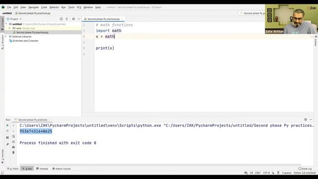 Python 20 | Stepwise | Maths Functions & Module | O/A Level | By ZAK смотреть онлайн